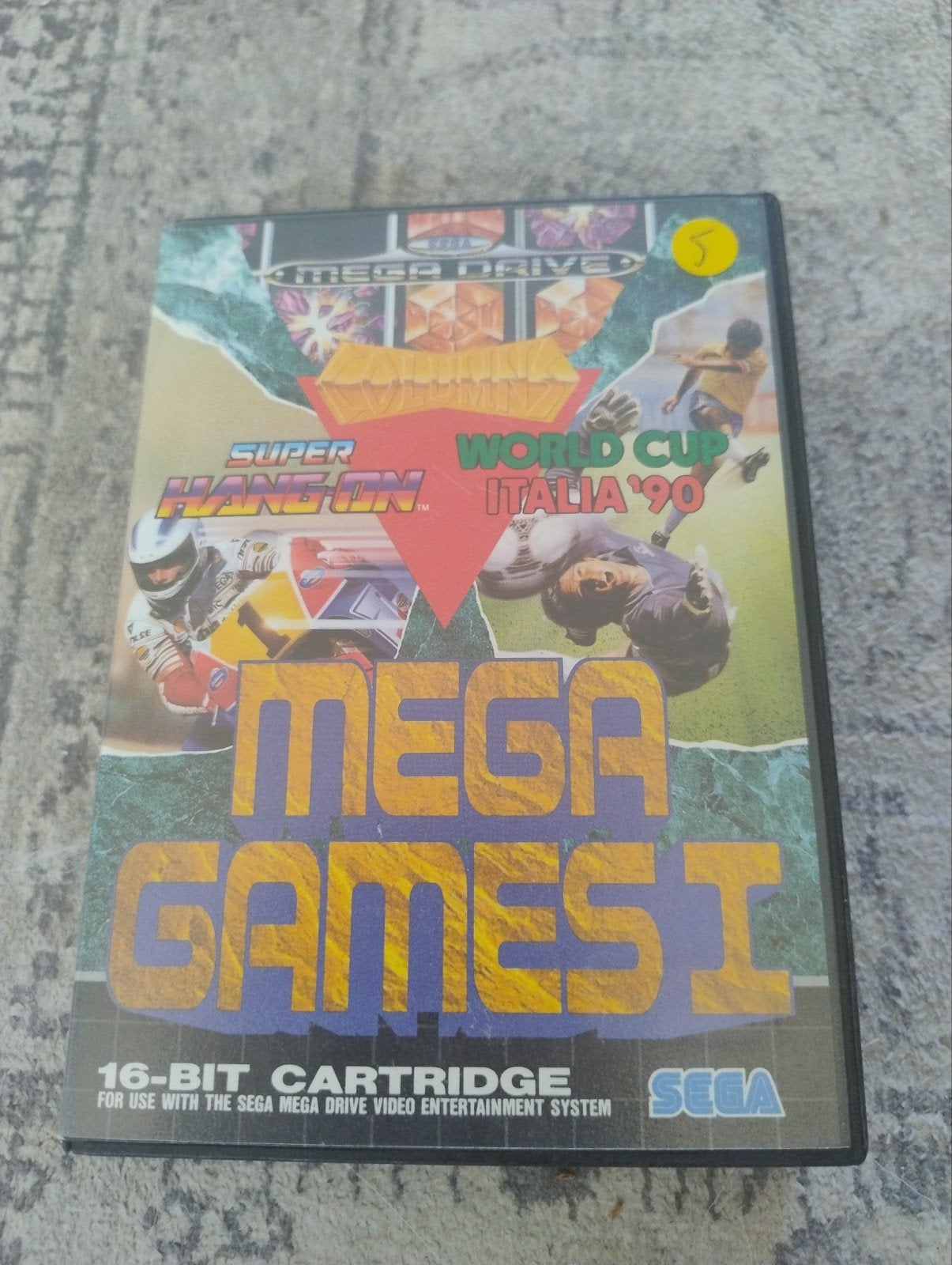 Sega Super Hang-On & World Cup Italia '90 (Mega Dri, Spelcomputers en Games, Gebruikt, 2 spelers, Ophalen of Verzenden, Vanaf 3 jaar
