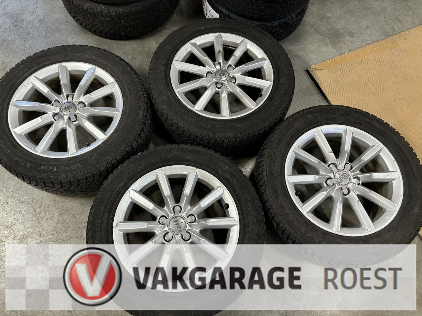 All-Season banden Audi Q3 235/55 R17 Goodyear 5x112, Ophalen, Gebruikt, -, -