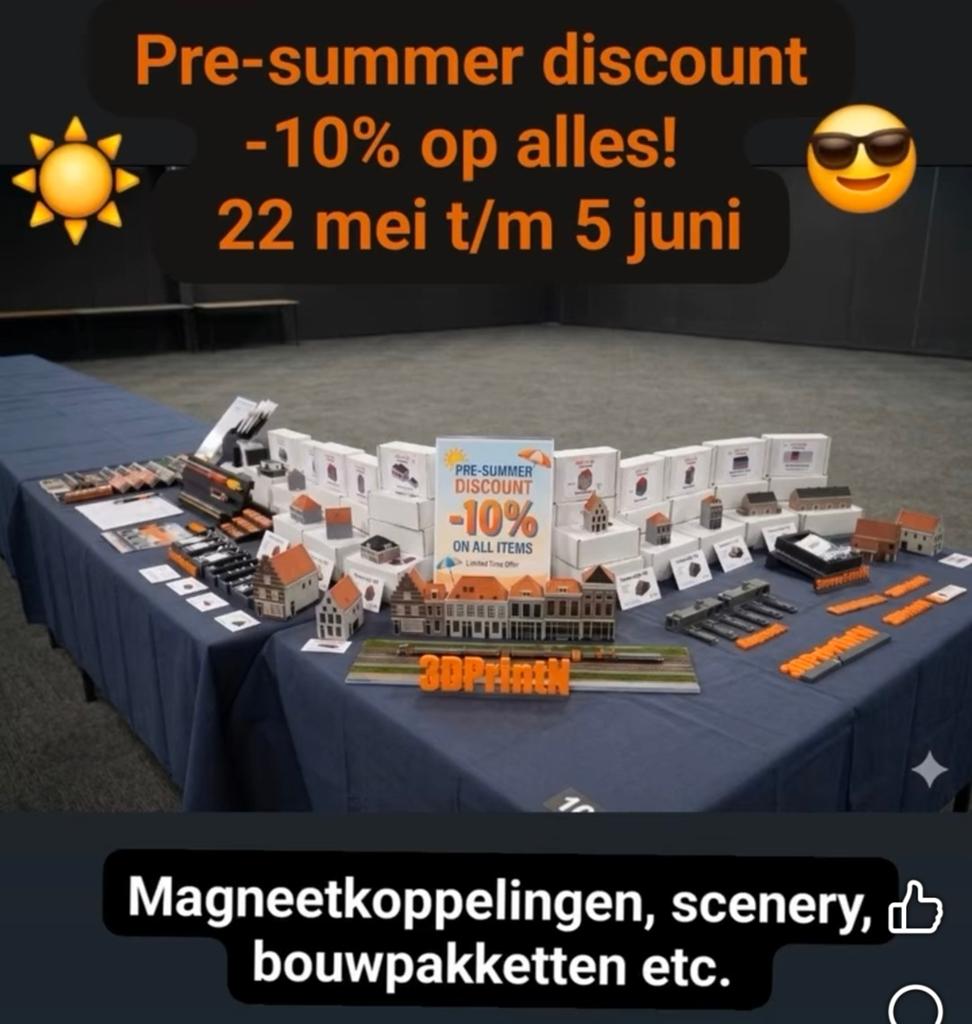 3dPrintN Magneetkoppelingen, scenery en accessoires, Hobby en Vrije tijd, Modeltreinen | N-Spoor, Ophalen, Gelijkstroom, Trix