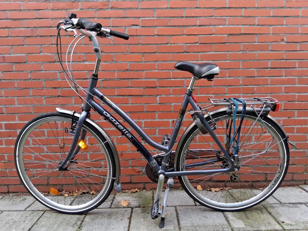 Blauwe Gazelle dames fiets Bahia maat 57, 56 cm of meer, Ophalen, Gebruikt, Gazelle