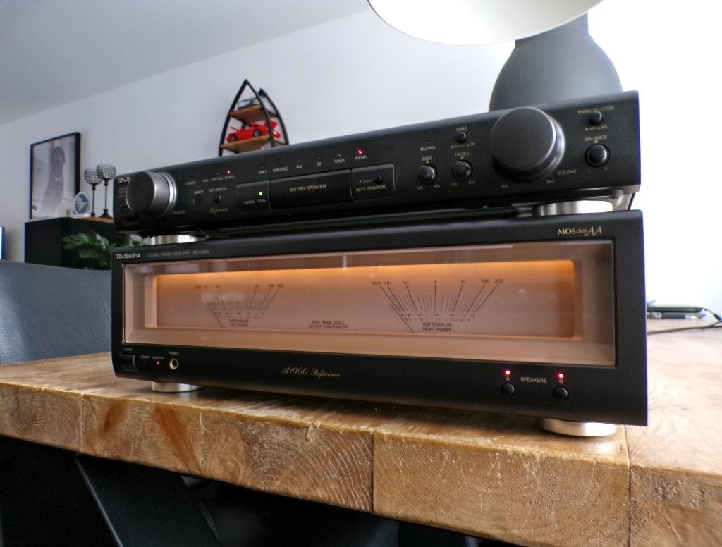 4 delige Technics SU-C1000/SE-A1000/RS-B905/SL-PG590 set, Overige merken, Zo goed als nieuw, Cassettedeck, Losse componenten