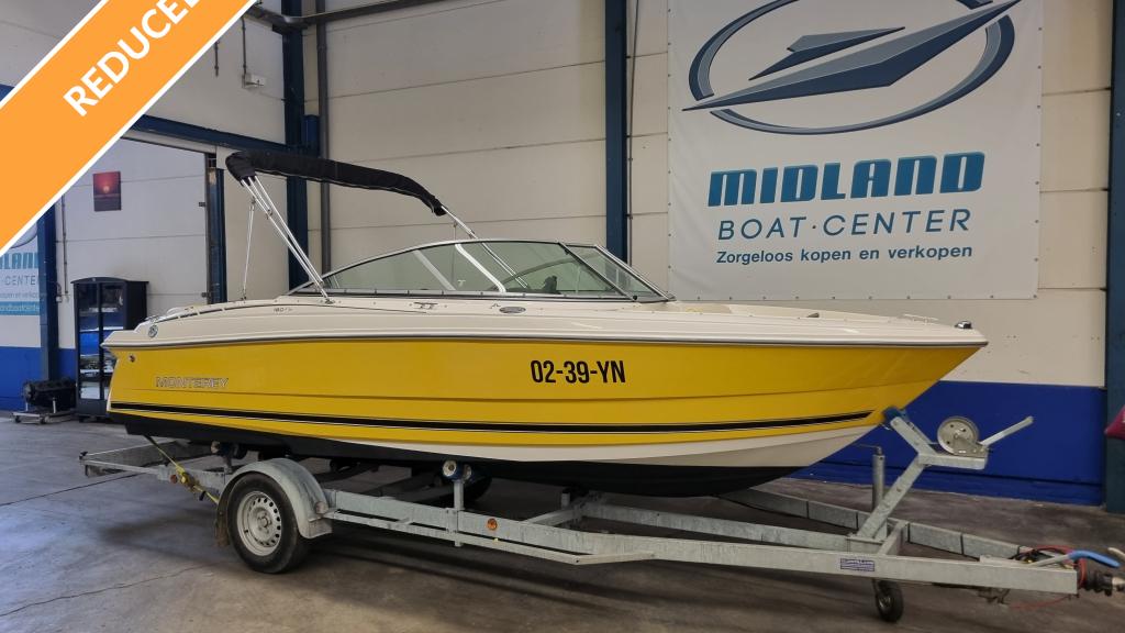 Monterey 180 FS (In schitterende staat!) (bj 2007), Gebruikt, Polyester, Benzine, 120 tot 200 pk