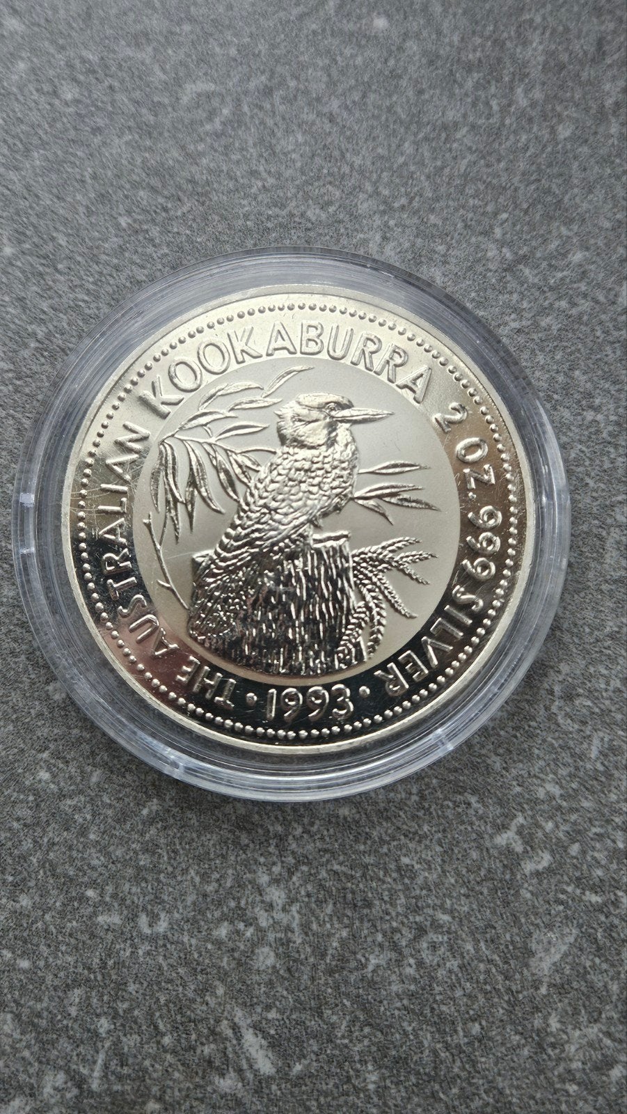 2 oz kookaburra 1993, Ophalen of Verzenden, Zilver