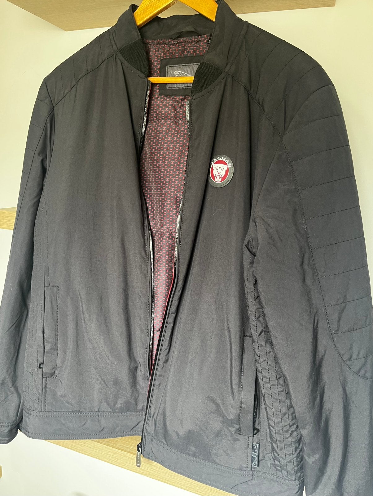 Jaguar herenjas, Ophalen of Verzenden, Zo goed als nieuw, Maat 48/50 (M), Zwart