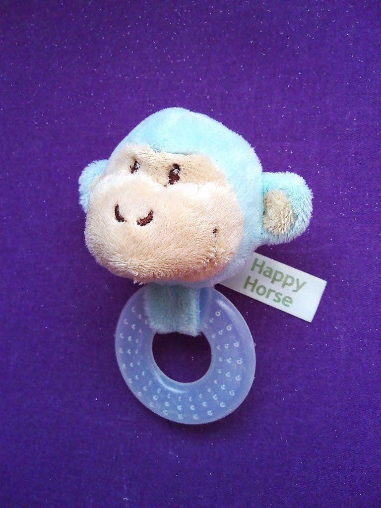 HAPPY HORSE ALBERT HEIJN Knuffel AAP SPORTY  BIJTRING *Nieuw, Kinderen en Baby's, Happy Horse, Nieuw, Ophalen of Verzenden, Met label