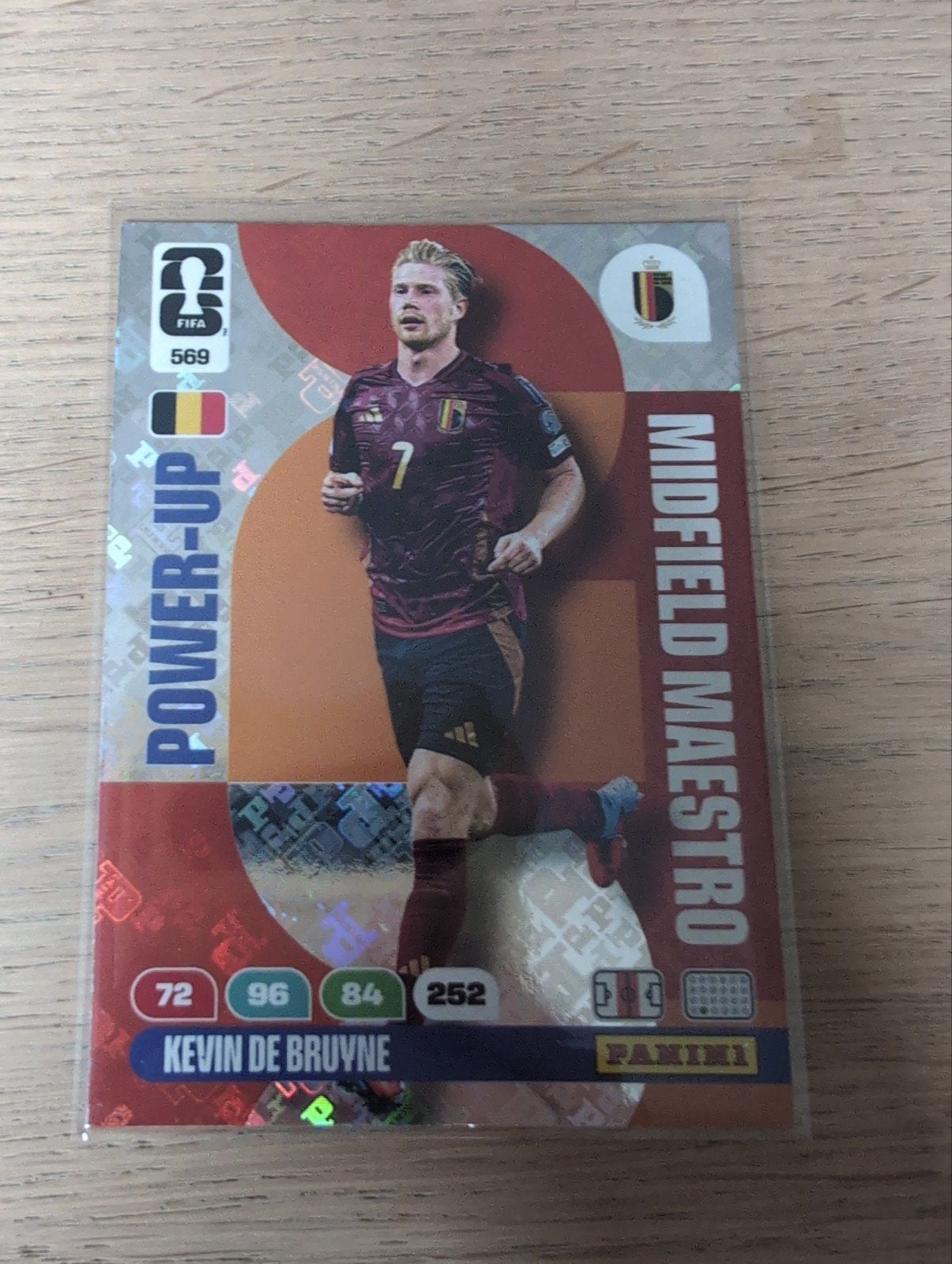 Kevin De Bruyne Panini Adrenalyn XL FIFA World Cup 2026, Ophalen of Verzenden, Zo goed als nieuw, Buitenlandse clubs, Spelerskaart