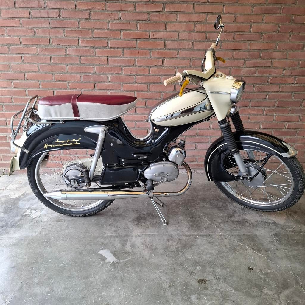 DKW Zweirad Union type 126 Super Hummel 1962 geel kenteken., Fietsen en Brommers, Ophalen, Overige merken