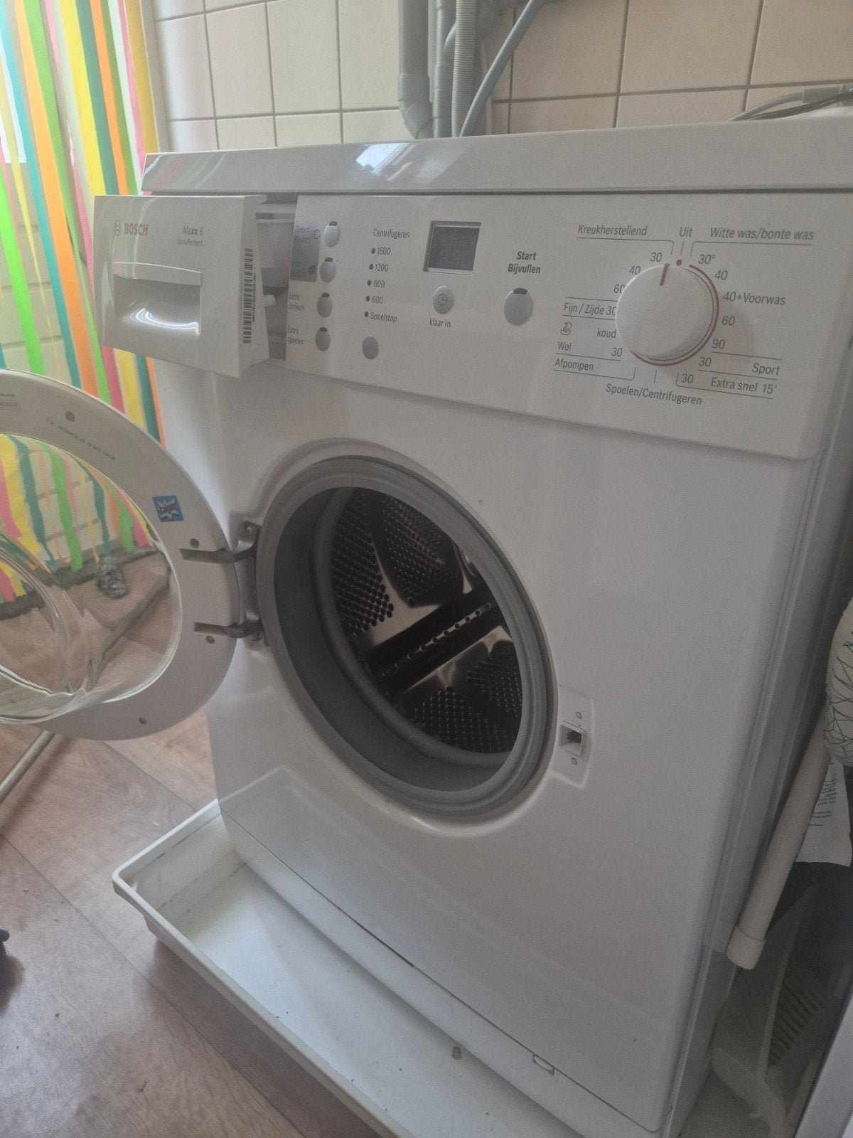 Bosch Maxx 6 Wasmachine - Voorlader, Witgoed en Apparatuur, Gebruikt, Ophalen of Verzenden, 85 tot 90 cm, 1200 tot 1600 toeren
