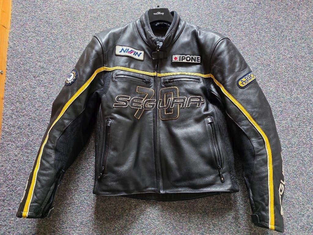 Segura Leren Motorjas met uitritsbare voering maat XL, Motoren, Kleding | Motorkleding, Ophalen, Heren, Jas | leer, Segura