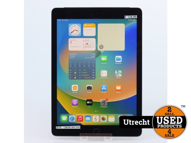 iPad 2018 6th Gen 128GB Wifi/4G Space Gray, Apple, Zo goed als nieuw, Support@apple.com, One Apple Park Way
Cupertino, CA 95014
United States