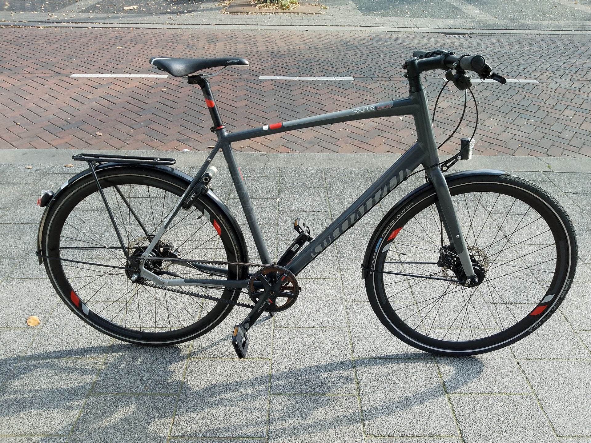 Specialized Source Eleven h57 herenfiets Gates riem + Alfine, Gebruikt, -, -, Versnellingen