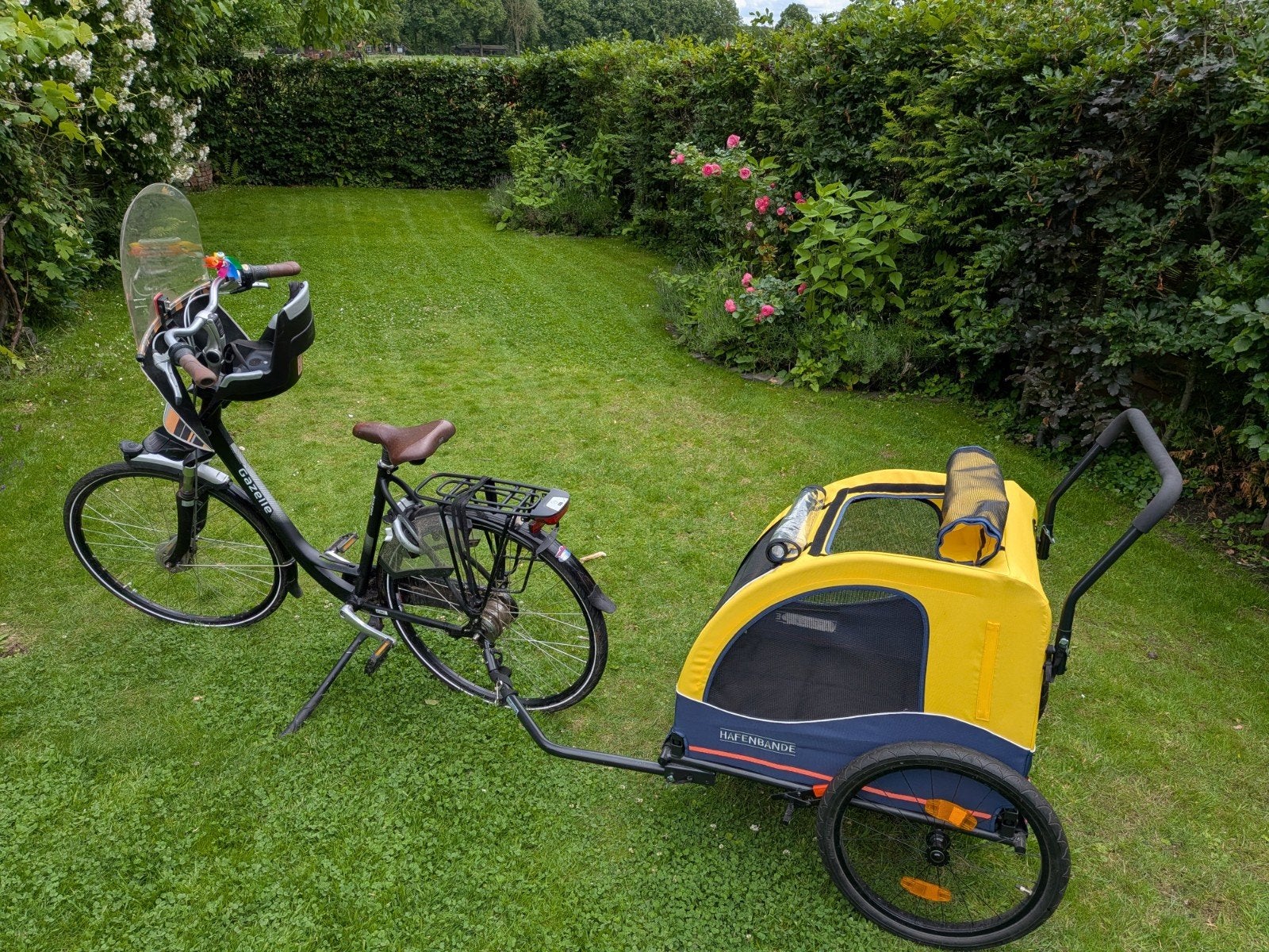 Hondenfietskar Hafenbande - Zo goed als nieuw, Fietsen en Brommers, Fietsaccessoires | Aanhangers en Karren, Zo goed als nieuw