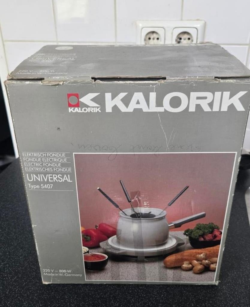 Kalorik elektrische fondueset Universal Type 5407, Witgoed en Apparatuur, Fonduesets, Ophalen, Gebruikt, Elektrisch, Fondueset