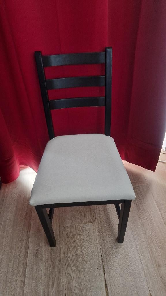 Ikea lerhamn dining chair, Ophalen, Gebruikt, Zwart, Eén