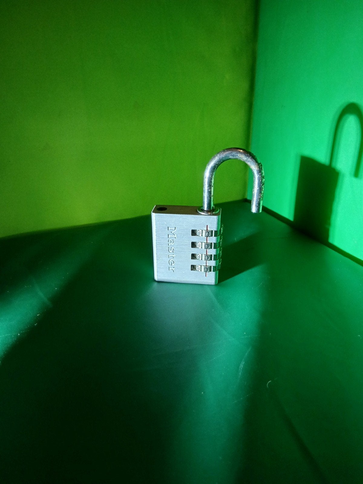 Master Lock cijferslot - Code aanpasbaar, Ophalen, Gebruikt