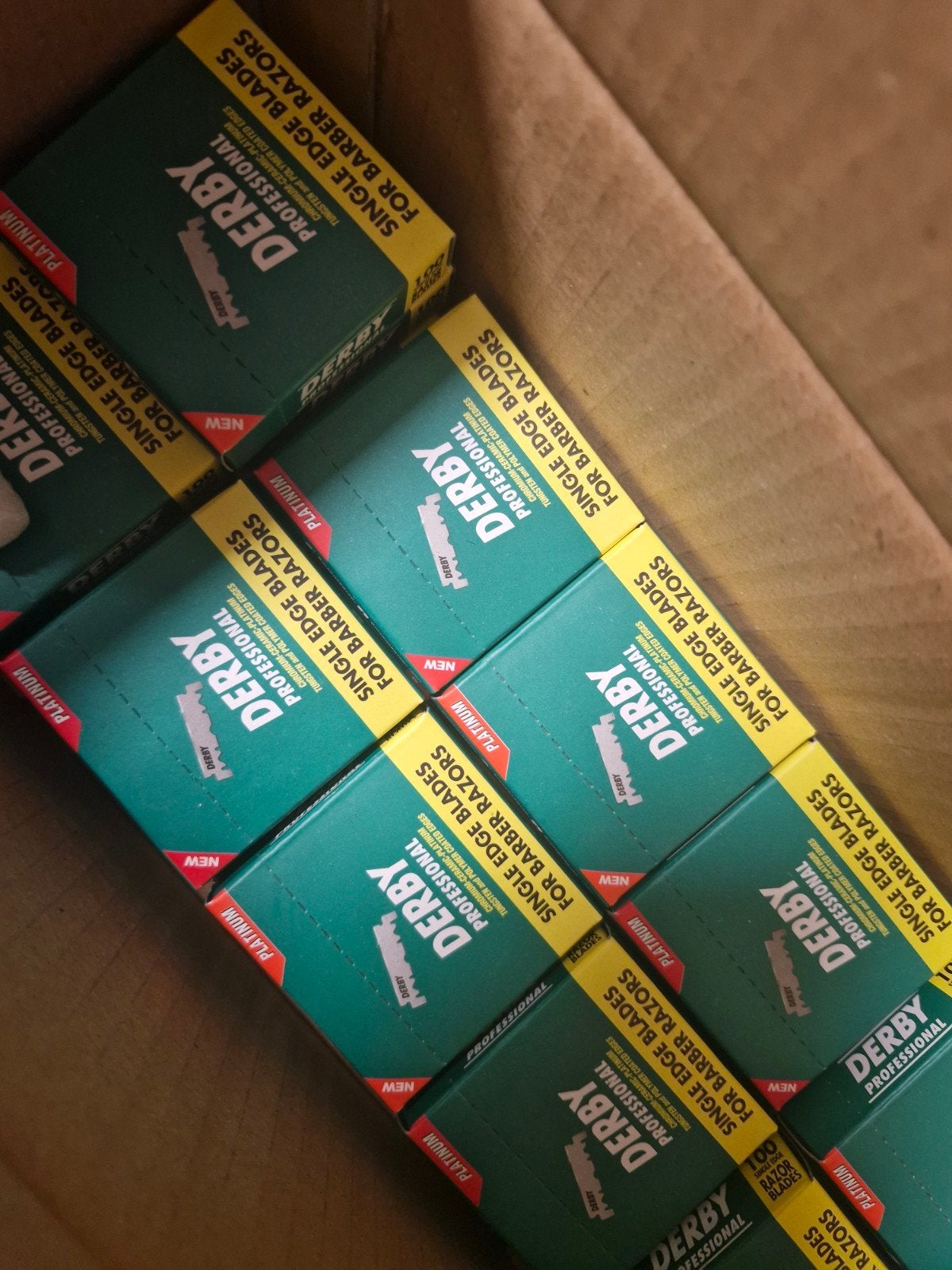 Derby Professional Single Edge Scheermesjes - Platinum, Ophalen of Verzenden, Nieuw, Overige typen