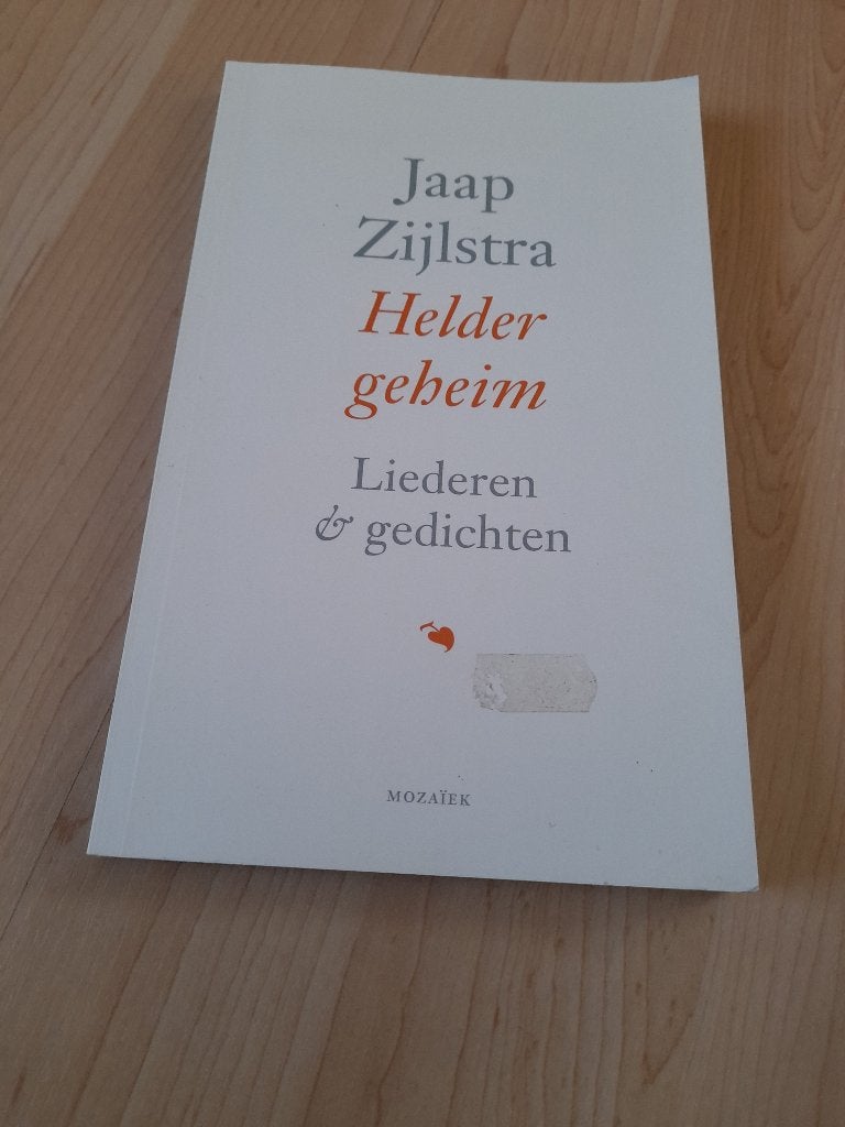 HELDER GEHEIM Jaap Zijlstra Liederen en gedichten, Ophalen of Verzenden, Zo goed als nieuw
