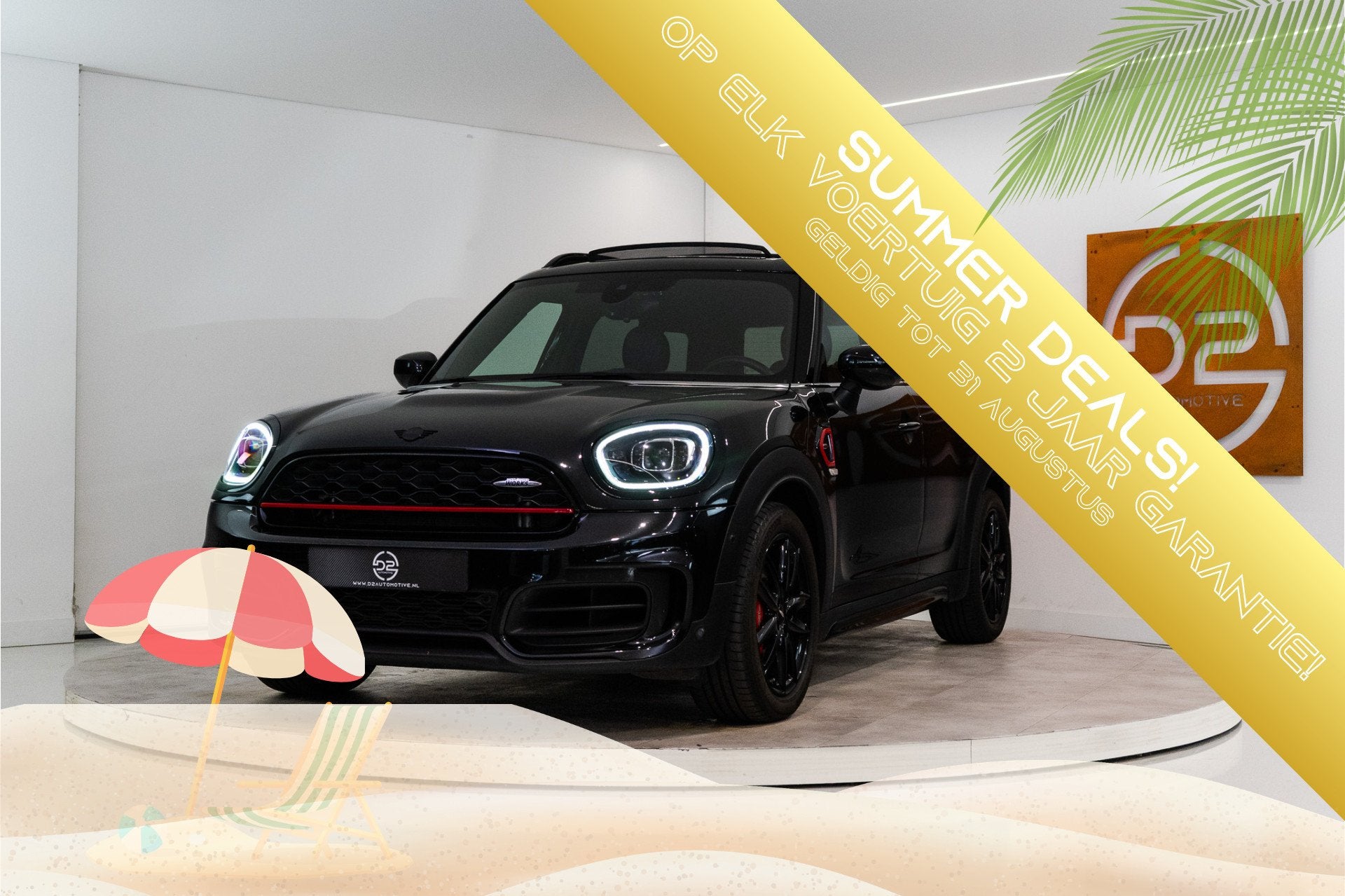 MINI Countryman 2.0 John Cooper Works ALL4 Classic 306PK | H, Automaat, 15 km/l, Gebruikt, Zwart