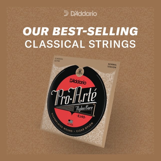 D'Addario EJ45 Pro-Arté Nylon gitaarsnaren normal tension, ., Nieuw, Ophalen of Verzenden, .