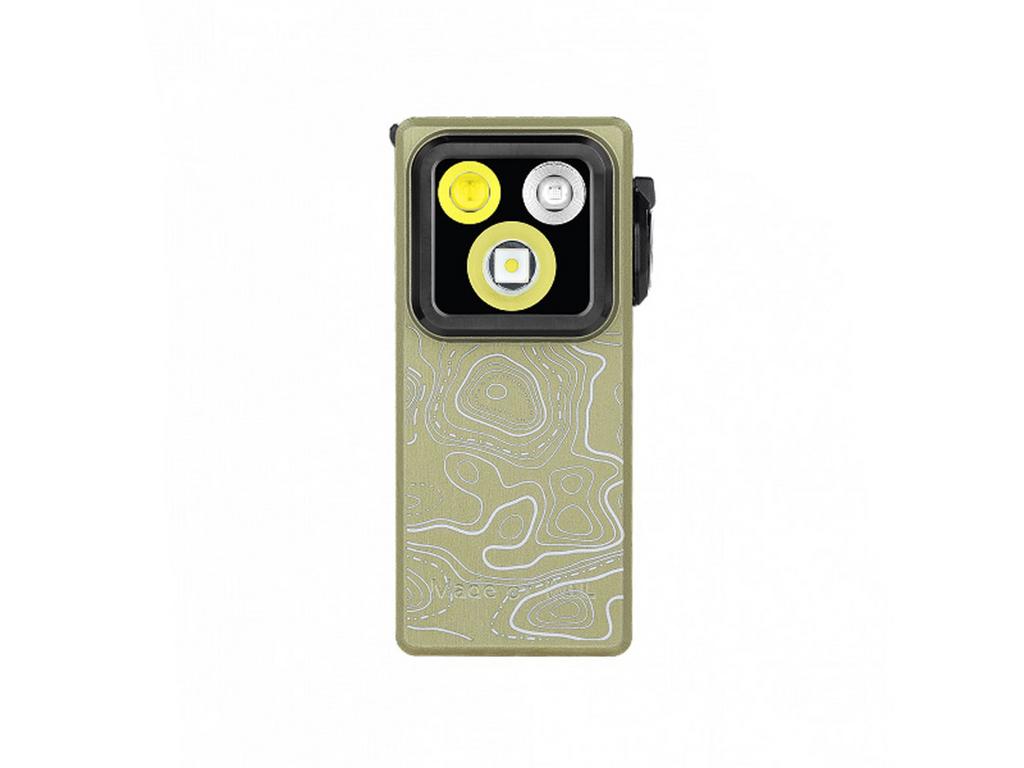 OLIGHT OCLIP ULTRA OLIVE TOPO, Caravans en Kamperen, Zaklampen, Olight, Info@jefiwild.nl, Nieuw, Accu