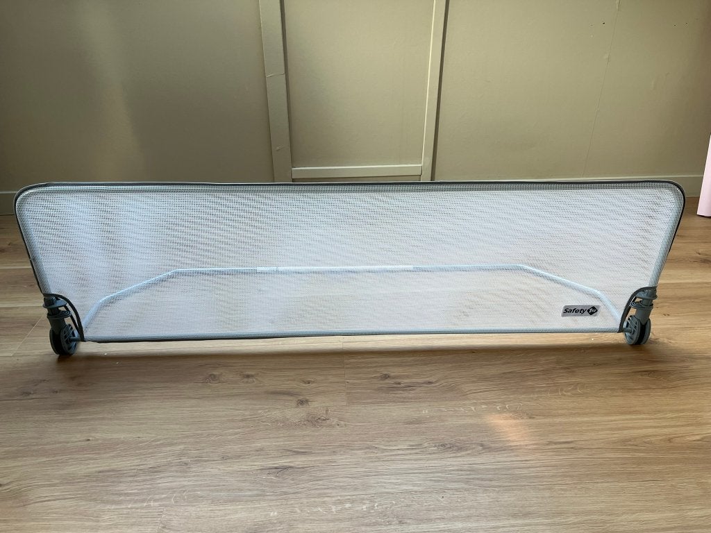Safety 1st Bedhekje - Extra lang (150 cm) - Grijs, Kinderen en Baby's, Ophalen, Zo goed als nieuw, 140 tot 160 cm, Minder dan 70 cm