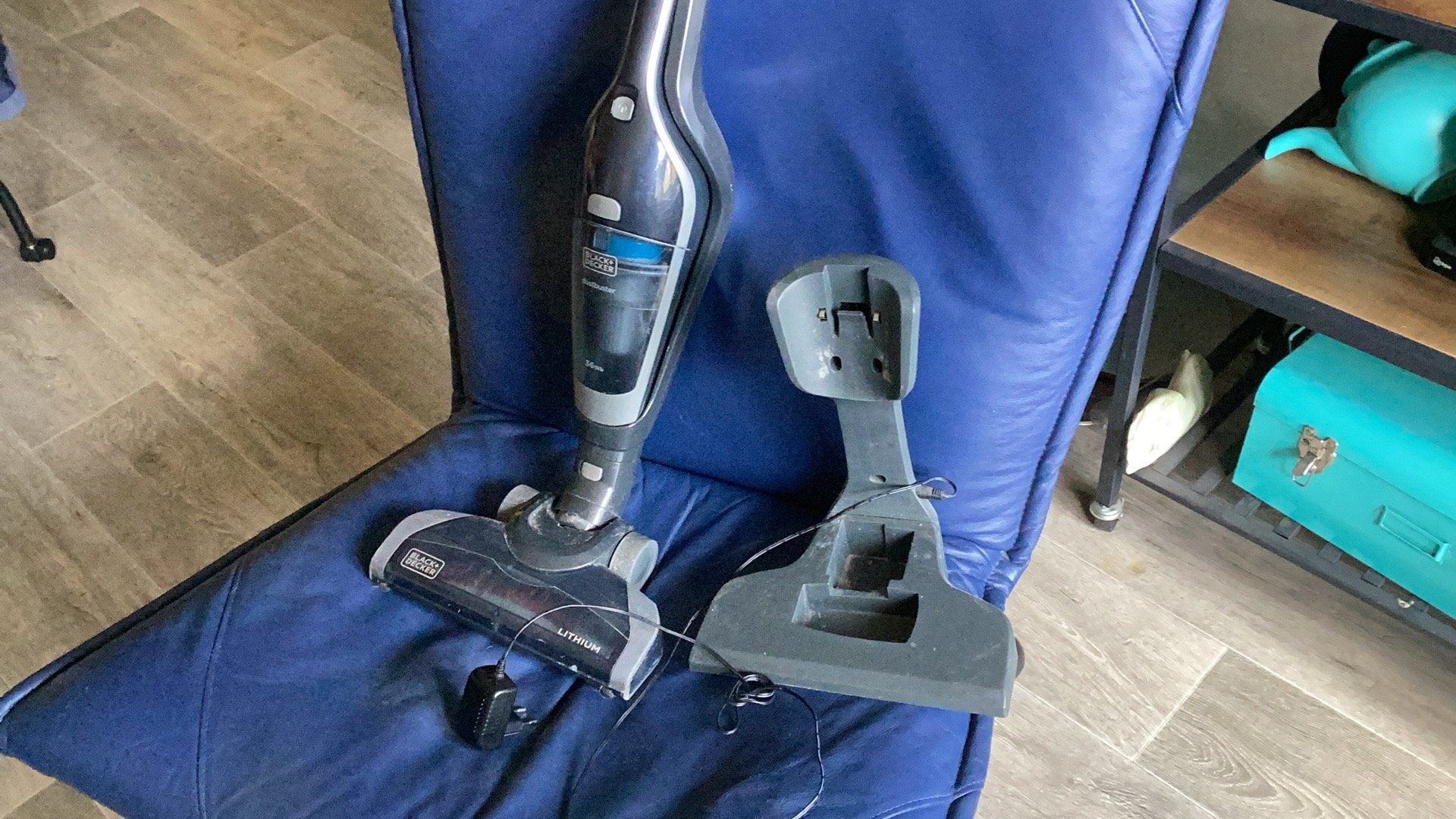 Steelstofzuiger/ kruimeldief Black+Decker, Ophalen, Gebruikt, Geschikt voor harde vloeren, Kruimeldief