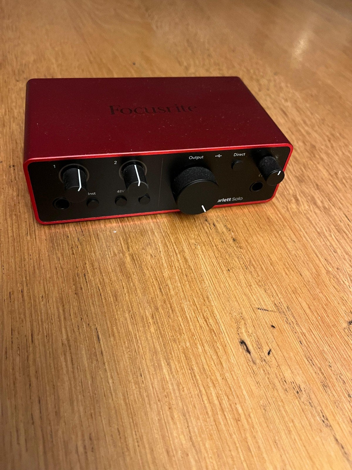 Focusrite Scarlett Solo Audio Interface, Ophalen of Verzenden, Zo goed als nieuw