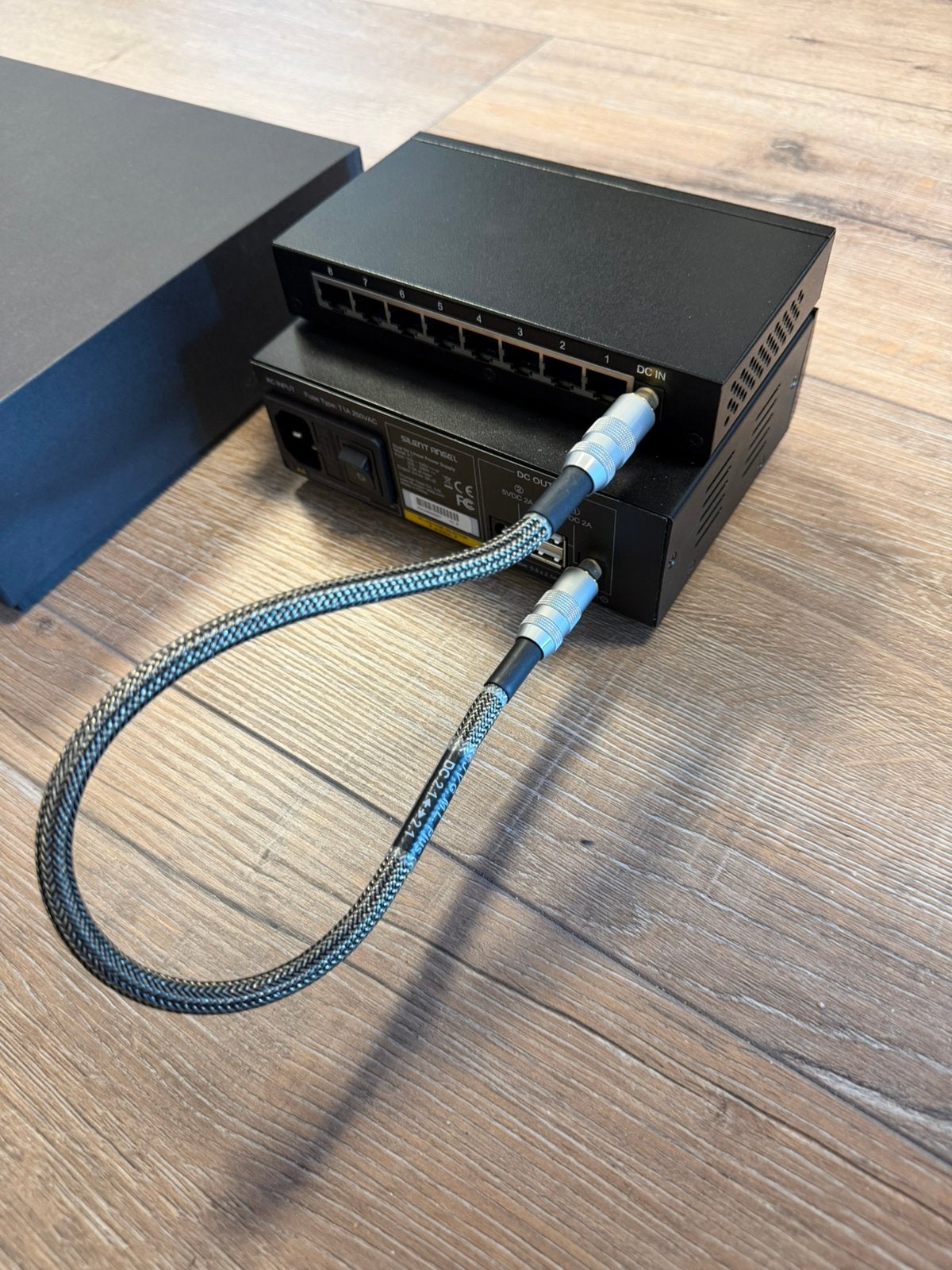 Silent Angel Bonn N8 incl Forrester F1 en DC kabel JVG, Silent angel, Ophalen of Verzenden, Zo goed als nieuw, @