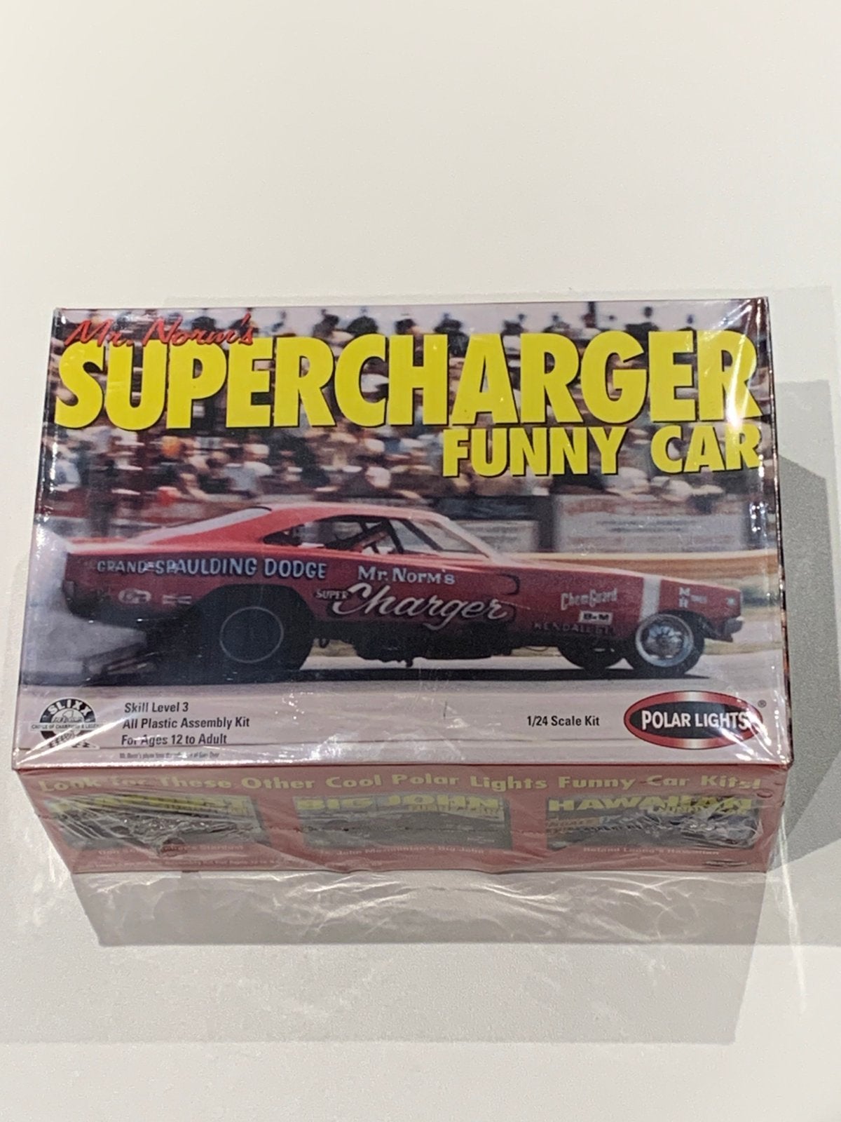 1:24 Polar Lights Mr. Norm’s Dodge Charger. “Supercharger”, Overige merken, Auto, Groter dan 1:32, Ophalen of Verzenden
