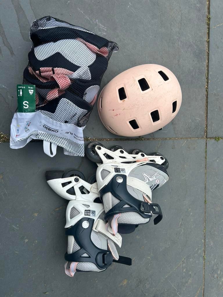 Skeelers incl helm & bescherming, Ophalen of Verzenden, Zo goed als nieuw, Bescherming