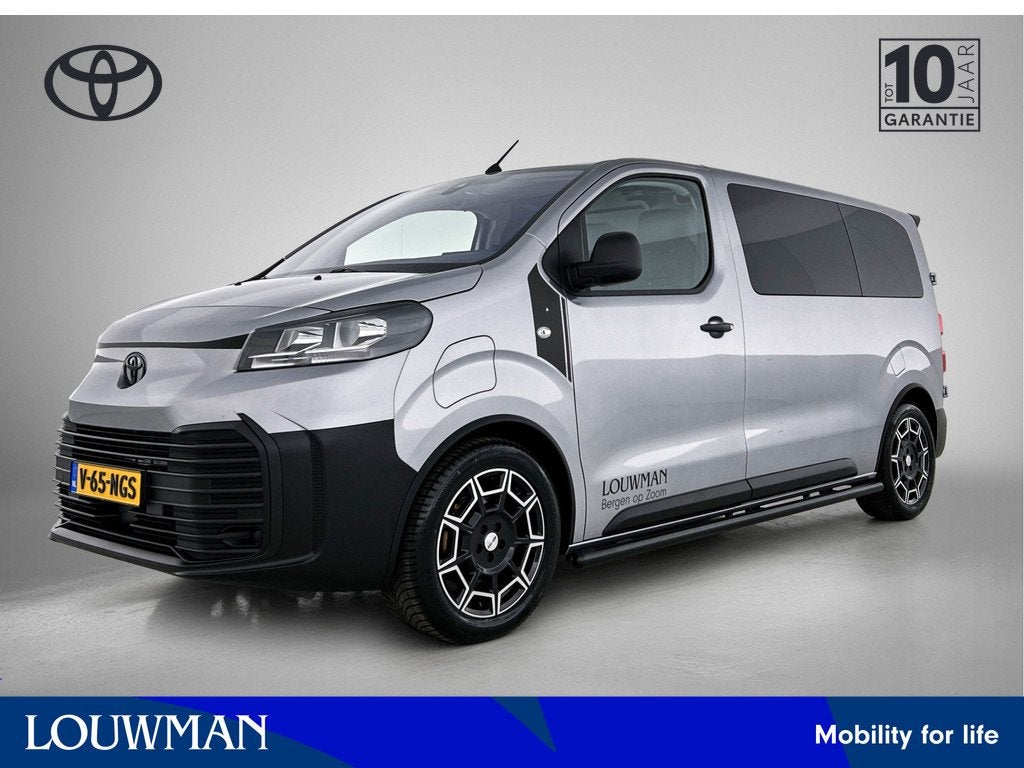 Toyota PROACE Electric Worker Challenger Extra Range L1 75 k, Zwart, Origineel Nederlands, 75 kWh, 349 km