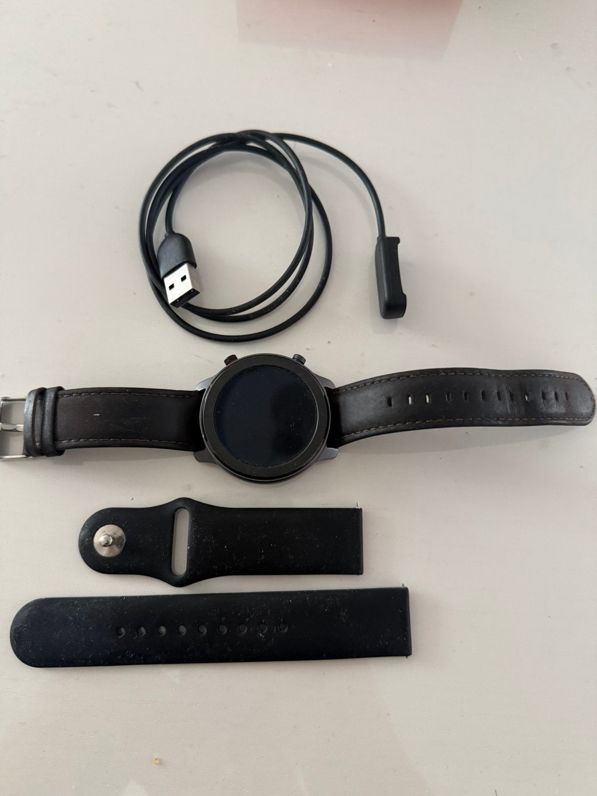 Smartwatch Amazfit GTR, Zwart, Ophalen of Verzenden, Zo goed als nieuw, Waterdicht
