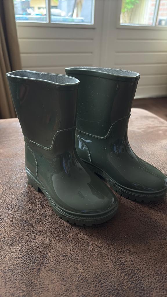 Groene kinderregenlaarzen mt 23 NIEUW, Ophalen of Verzenden, Nieuw, Jongen of Meisje