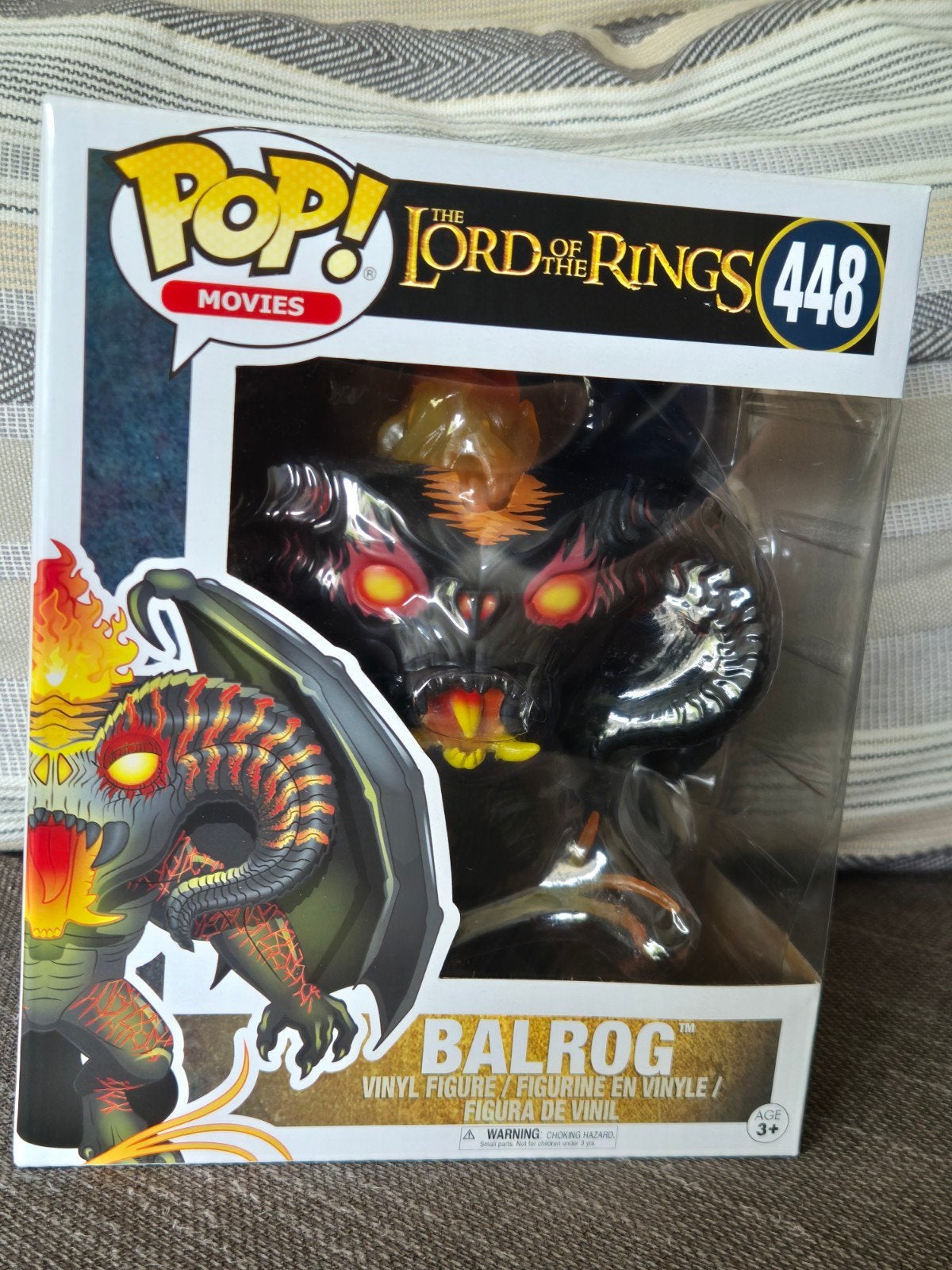 Funko pop Lord of the Rings Balrog 448, Verzenden, Zo goed als nieuw, Actiefiguurtje