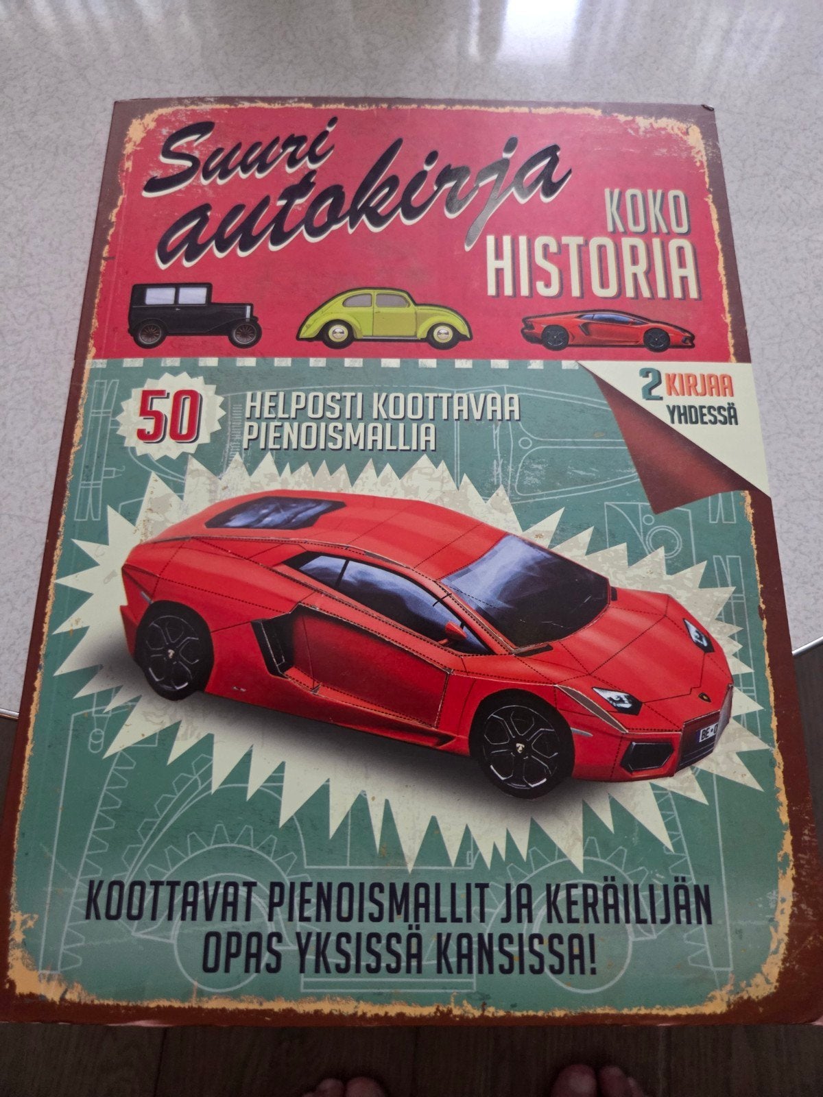 Boek met 50 Knutsel Auto's, Ophalen, Nieuw