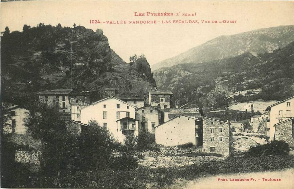 381-157-035 Vallee D'Andorre, Verzamelen, Ansichtkaarten | Buitenland, Overig Europa, Voor 1920, Verzenden