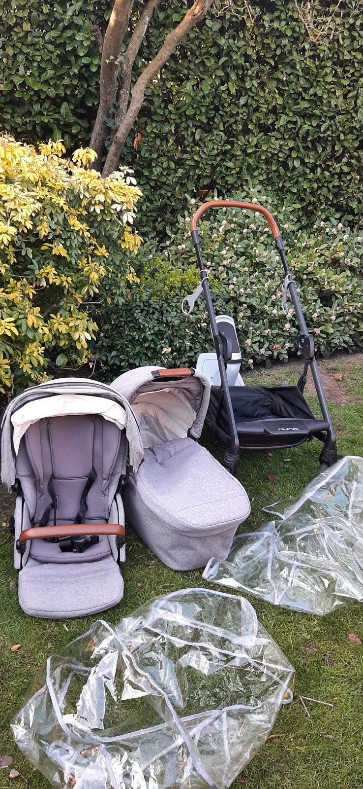 Nuna mixx next buggy en reiswieg, Ophalen, Gebruikt, Zonnekap