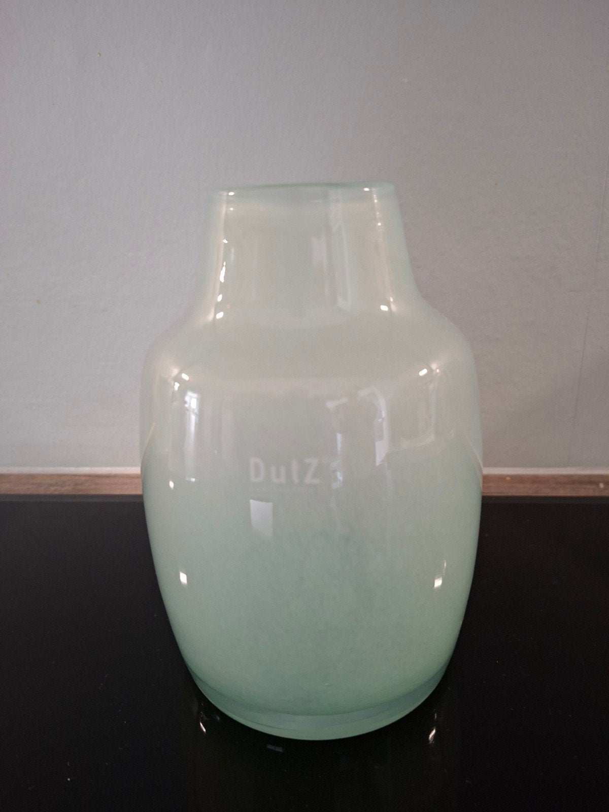 Dutz vaas, Handgemaakt, Ophalen of Verzenden, Groen, 17 cm