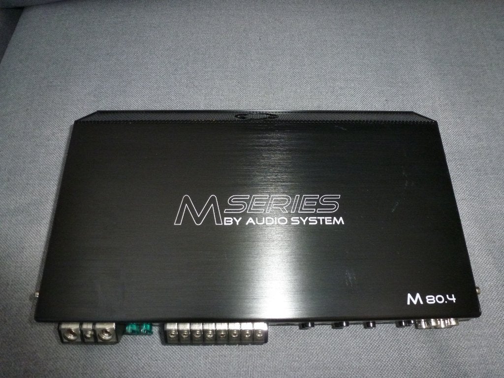 Audio System M80.4 4 Kanaal Versterker, Auto diversen, Autospeakers, Ophalen, Gebruikt