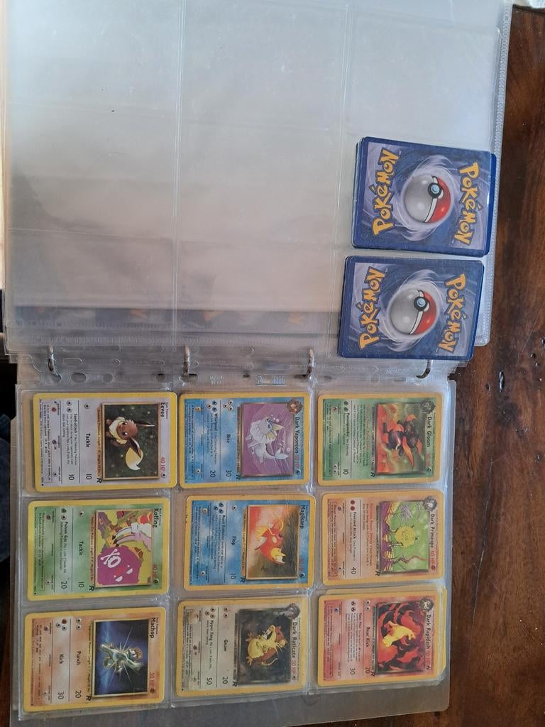 Oude Engelse Team Rocket Pokémonkaarten., Ophalen of Verzenden