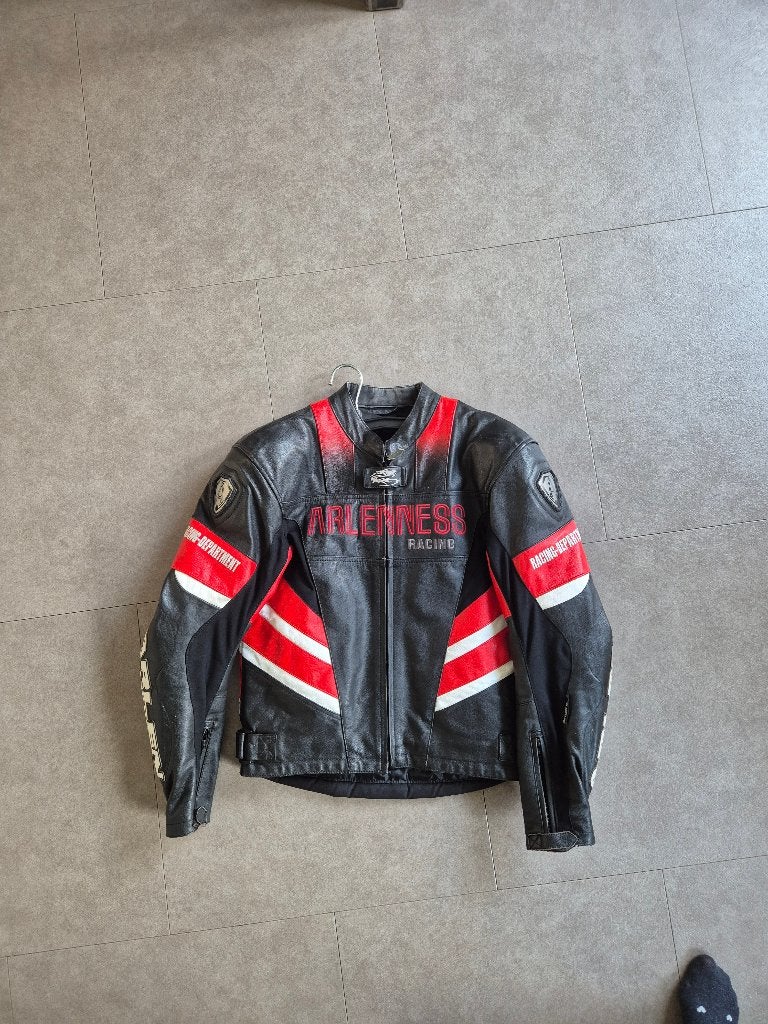 Arlen Ness Motor Jas Maat 48, Ophalen of Verzenden, Tweedehands, Heren, Jas | leer