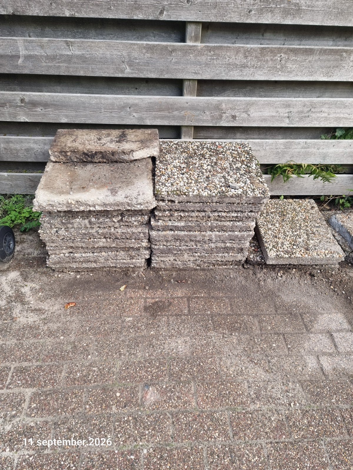 Gebruikte terrastegels, Tuin en Terras, Ophalen, Gebruikt, Minder dan 5 m², Beton