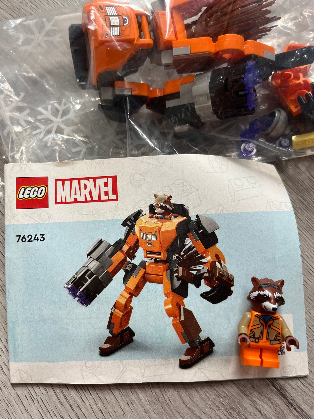 LEGO Marvel 76243 Rocket Raccoon Mecha, Ophalen, Gebruikt