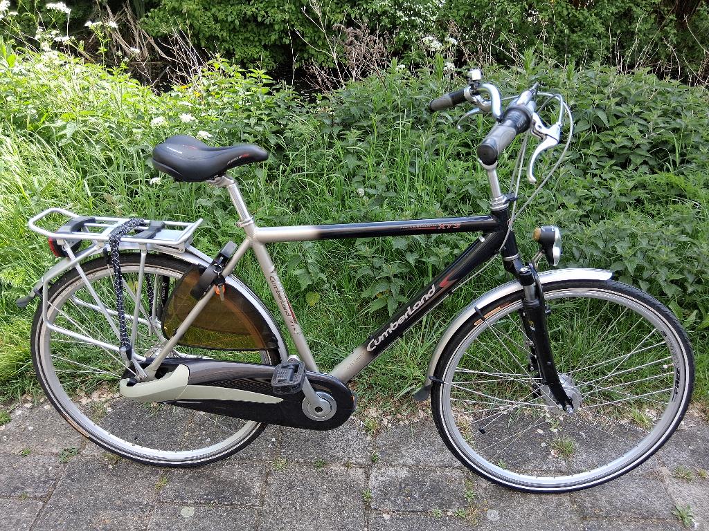 Cumberland XTS Herenfiets zgan, Fietsen en Brommers, Zo goed als nieuw, Schijfrem, 53 tot 57 cm, Ophalen