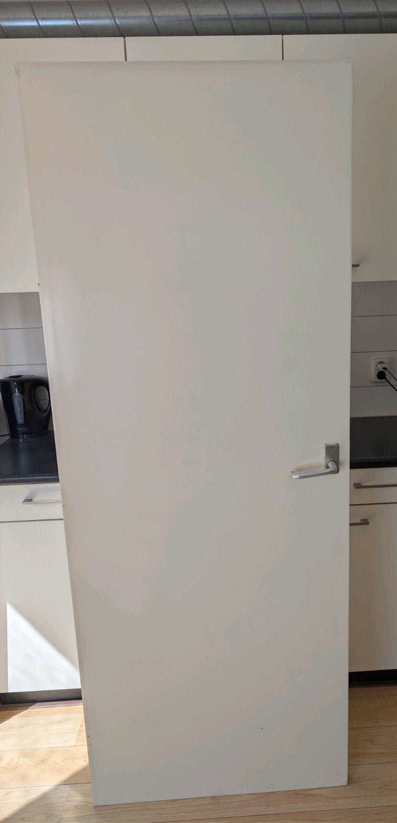 Binnendeur met insteekscharnieren rechts, Doe-het-zelf en Verbouw, Gebruikt, 80 tot 100 cm, Binnendeur, Ophalen of Verzenden