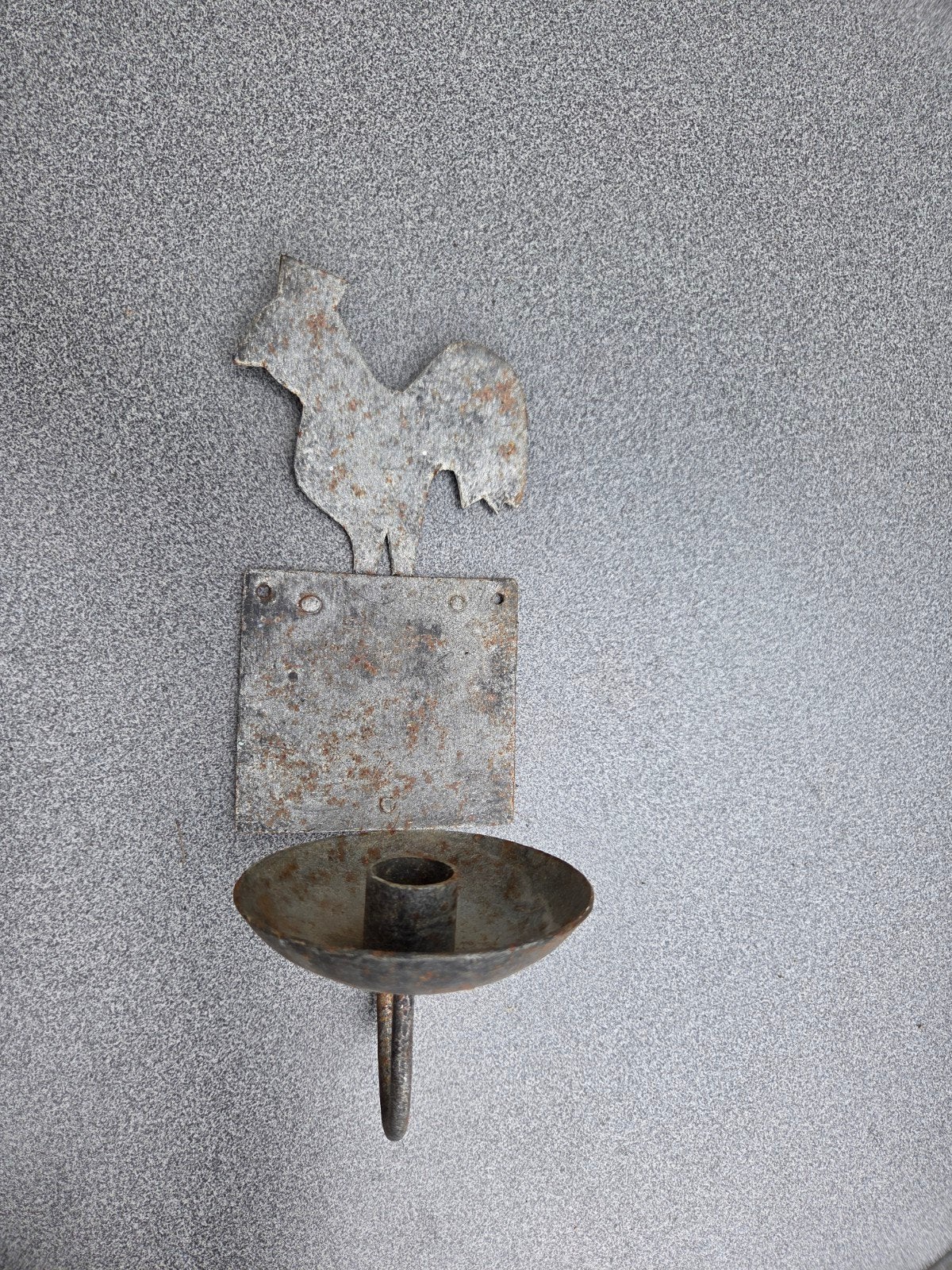 Vintage hanger voor kaarsen met haan, Huis en Inrichting, Woonaccessoires | Kandelaars en Kaarsen, Bruin, Ophalen of Verzenden