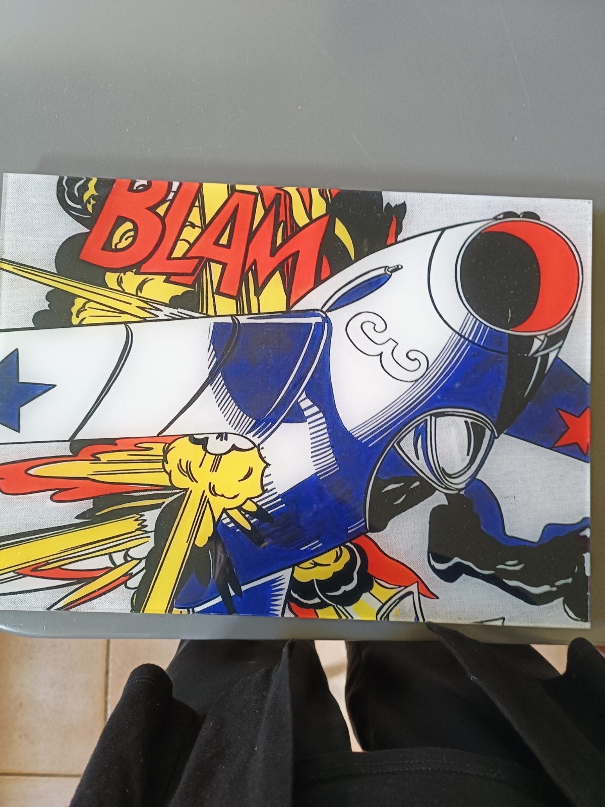 Pop art op plexiglas, 1980 tot heden, Nieuw, Ophalen of Verzenden, Prent