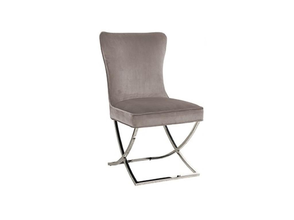 Witte eettafel 180x90 + 4 taupe velvet eetkamerstoelen, Huis en Inrichting, Complete eetkamers, Ophalen, Gebruikt, Modern, 4 tot 6 stoelen