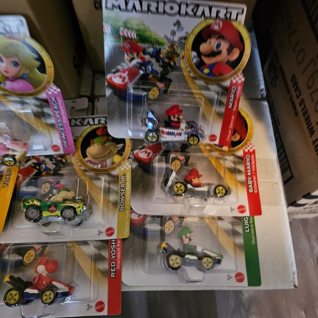 Hot Wheels Mario Kart - Diverse karakters beschikbaar, Nieuw, Ophalen of Verzenden, Service.nl@mattel.com, Mattel