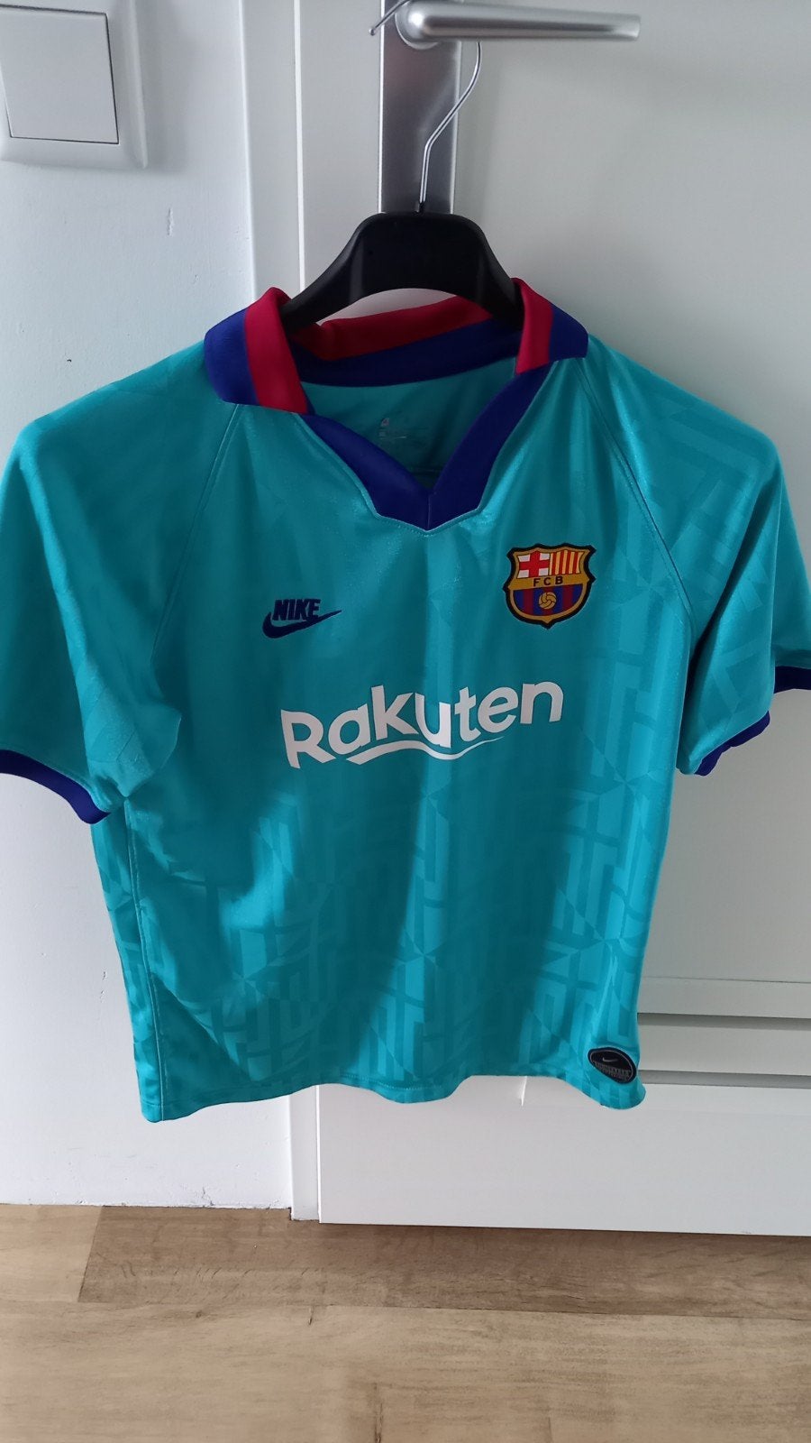FC Barcelona uitshirt Nike Rakuten UNICEF kids XL 158-170, Ophalen of Verzenden, Gebruikt, Nike, Jongen of Meisje